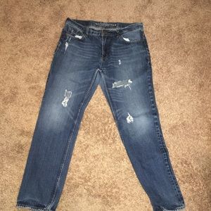 aeropostale ripped skinny jeans